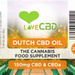 150mg Dutch CBD Oil label