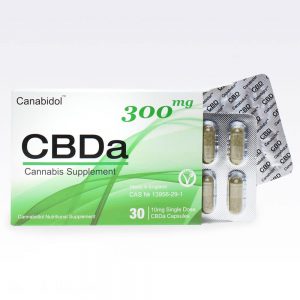 CANABIDOL CBDA ORAL CAPSULES 300MG