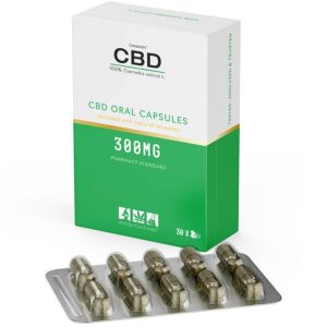 300mg CBD Oral Capsules By Canabidol