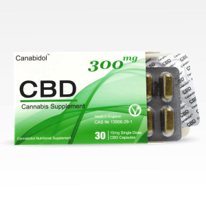 CBD Cannabis Supplement 300mg 30 pieces