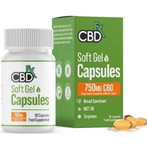 CBD Capsules 750mg 30ct BY CBDfx