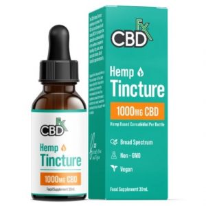 CBD Hemp MCT Oil Tincture 1000 Series 30ml By CBDfx