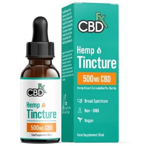 CBD Hemp MCT Oil Tincture 500 Series 30ml By CBDfx