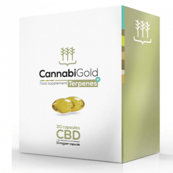 CBD Smart Capsules 30 x 10mg By Cannabigold Terpenes+