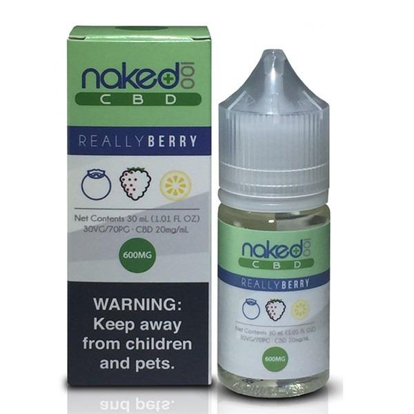 Really Berry 30ml Cbd E Liquid By Naked 100 Cbd 600mg Cbd Oil Uk