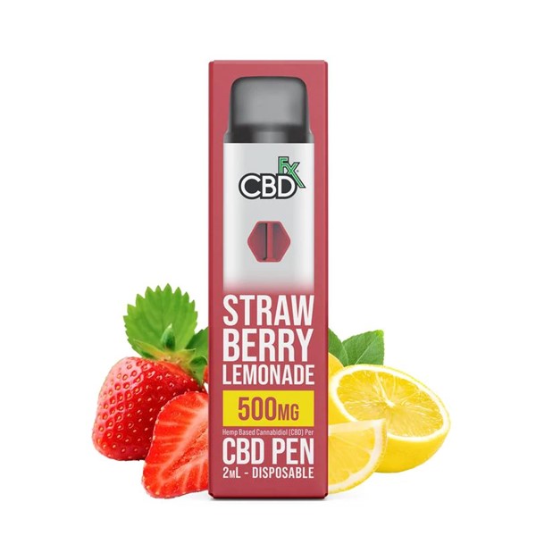 Strawberry Lemonade CBD Vape Pen 500mg By CBDfx