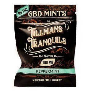 Tillmans Tranquils Peppermint CBD Mints 20 x 5mg (600 x 600)