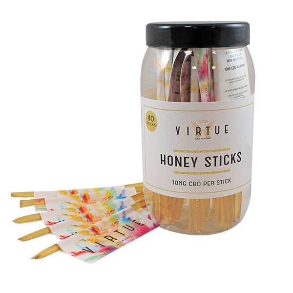CBD Honey Sticks 10mg Each 40 Sticks By Virtue