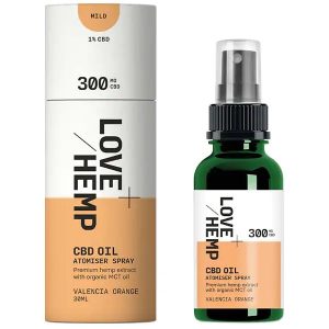 Valencia Orange CBD Oil Atomiser Spray 30ml By Love Hemp