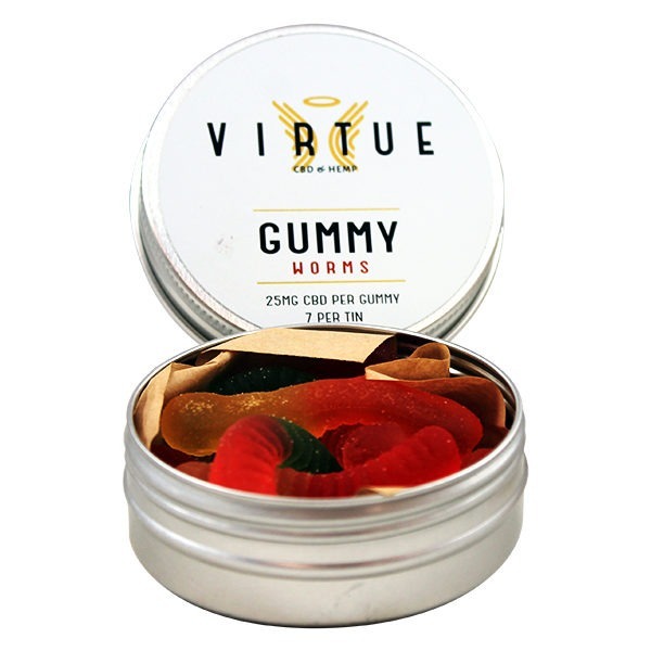 Gummy Worms 175mg 7 Pieces By Virtue
