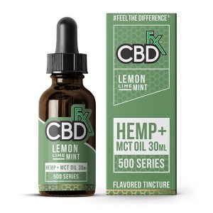 CBDfx MCT Oil Tincture 30ml Lemon Lime Mint