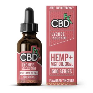 CBDfx MCT Oil Tincture 30ml Lychee Lemon Kiwi