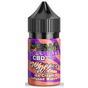 Whipped Widow Desserts CBD E Liquid 30ml By Peng Vapour