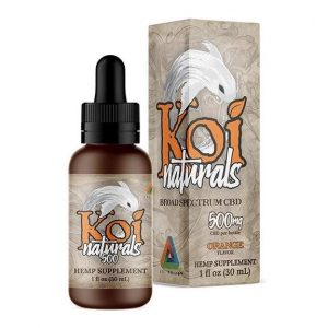 Naturals Orange Broad Spectrum CBD Supplement 30ml By Koi CBD