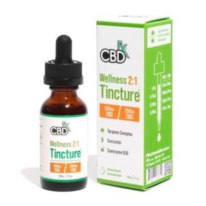 Wellness 2:1 Tincture CBD Oil 30ml By CBDfx