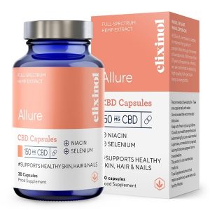 Allure Full Spectrum CBD Capsules By Elixinol