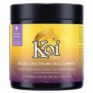 Berry Lemonade Broad Spectrum CBD Gummies By Koi CBD