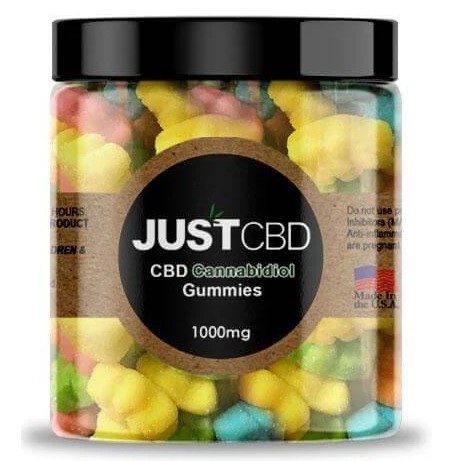 CBD Sour Bear Gummies By Just CBD