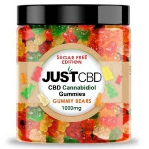 Sugar Free CBD Gummies Bears By Just CBD