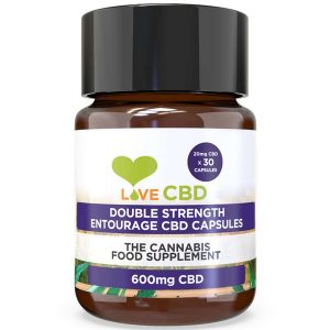 Entourage Double Strength CBD Capsules By Love CBD