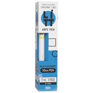 Blue Raspberry Litt Disposable CBD Pen 50mg