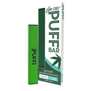 OG Kush Go CBD Puff Bar Disposable Vape Device