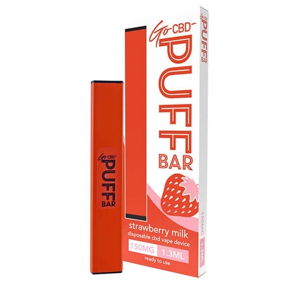 Strawberry Milk Go CBD Puff Bar Disposable Vape Device
