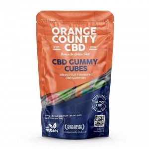 200mg CBD Gummy Cubes By Orange County