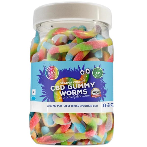 3200mg CBD Gummy Worms By Orange County