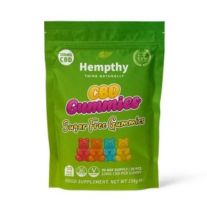 Sugar Free CBD Gummies 300mg By Hempthy