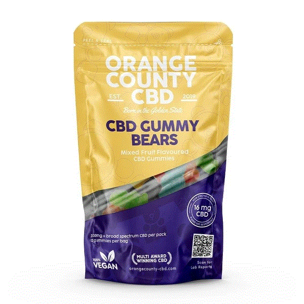 CBD Gummy Bears Grab Bag 200mg By Orange County