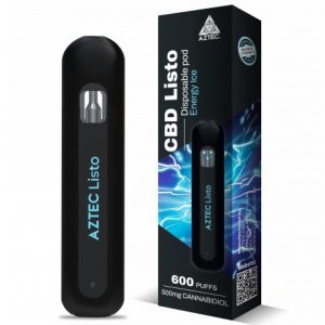 Energy Ice Listo Disposable CBD Vape 500mg By Aztec CBD