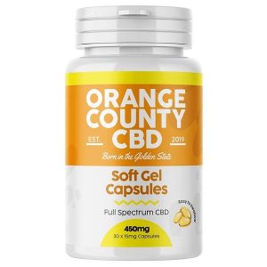 Orange County CBD Soft Gel Capsules 450mg By Orange County