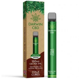 Cola Cubes Disposable CBD Vape 150mg By Darwin CBD