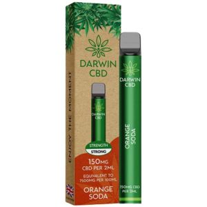 Orange Soda Disposable CBD Vape 150mg By Darwin CBD