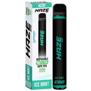 Ice Mint Disposable CBD Vape By Haze Bar