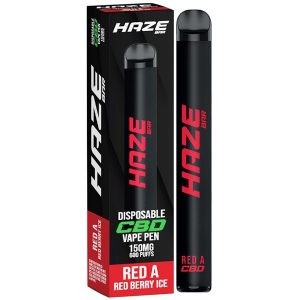 Red A Disposable CBD Vape By Haze Bar