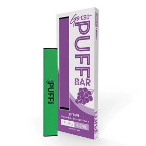 Grape CBD Puff Bar Disposable Vape 150mg By Go CBD