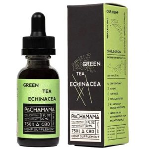 Green Tea Echinacea CBD Oil Tincture 30ml By Pachamama