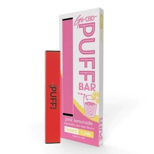 Pink Lemonade CBD Puff Bar Disposable Vape 150mg By Go CBD