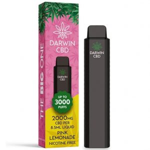 Pink Lemonade Disposable CBD Vape 2000mg By Darwin CBD