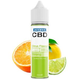 Citrus Flavour CBD E Liquid 50ml By Access CBD