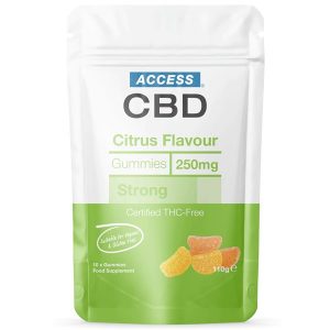 Citrus 250mg CBD Gummies By Access CBD